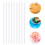 500Pcs Clear Acrylic Cake Pop Sticks for Candy Making and Party Treats 11