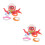 2Sets Multi Plastic Floating Octopus Water Toy Pool Toss Game for Kids 9