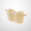 Beige Plastic Kitchen Storage Basket with Reusable Suction Cup 8