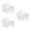 3Pcs White Wood Fabric Pet Couch Comfortable Mini Sofa for Hamsters 7