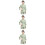 3Sets Clothes Neat Neckline Beauty Technician Overalls Gift 8
