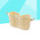 Beige Plastic Kitchen Storage Basket with Reusable Suction Cup 10