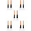 10Pcs Mask Brush Applicator with Silicone Head and Aluminum Handle 10