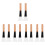 10Pcs Mask Brush Applicator with Silicone Head and Aluminum Handle 7