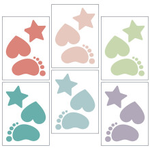 PVC Bathtub Anti-Skid Stickers Cute Bathroom Decor