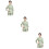 3Sets Clothes Neat Neckline Beauty Technician Overalls Gift 9