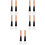 10Pcs Mask Brush Applicator with Silicone Head and Aluminum Handle 9