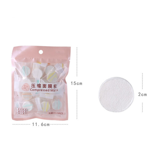 40Pcs Nonwoven Compressed Face Masks Multi Color DIY Makeup Tool 1