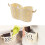Beige Plastic Kitchen Storage Basket with Reusable Suction Cup 4