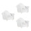 3Pcs White Wood Fabric Pet Couch Comfortable Mini Sofa for Hamsters 9