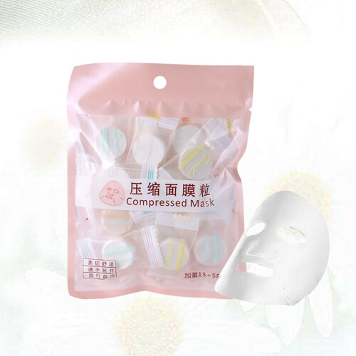 40Pcs Nonwoven Compressed Face Masks Multi Color DIY Makeup Tool 2
