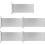 5Pcs Silver Aluminum Name Plates for Doors Office Wall Display Signs 8