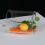 4Pcs Glass Salad Bowl Stable and Easy-Clean Fruit Vegetable Container 8