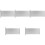 5Pcs Silver Aluminum Name Plates for Doors Office Wall Display Signs 5