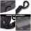 18Pcs Black Training Stopwatch for Match Game Electronic Timer Durable 6