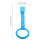 4Pcs Toddler Safety Pull Rings Blue Plastic Nursery Cot Handles 8