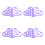 4Pièces Règle Silicone Violet Précise Mamelon Allaitement 8