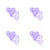 4Pièces Règle Silicone Violet Précise Mamelon Allaitement 4