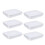 6 Pieces Bacon Keeper,Meat Saver Container with Lids,Airtight Cold Cuts Cheese Container Refrigerator Storage Box 1