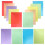 Multi-Colored PVC Cellophane Sheets Craft Supply for Decor 3
