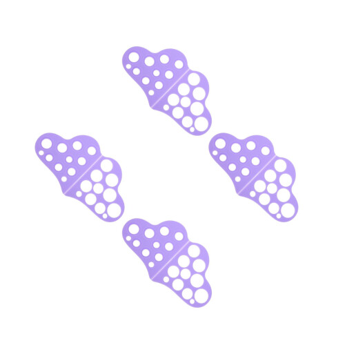 4Pièces Règle Silicone Violet Précise Mamelon Allaitement 2