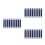 300Pcs Dark Clip Handbag Hinges Metal Internal Flex Frames 8