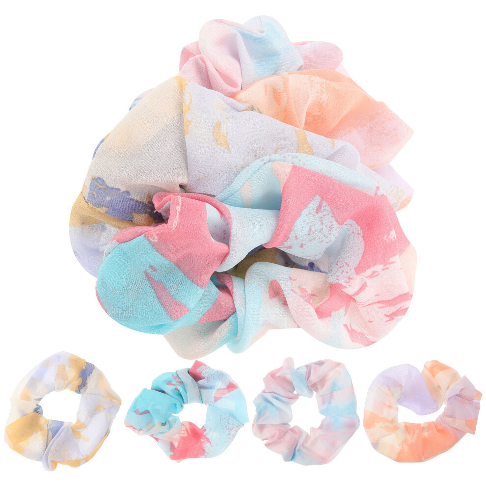 16St Multikleurige Tie-Dye Haarbanden Haaraccessoires Voor Vrouwen-image