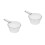 2Pcs Long Handle Transparent Water Ladle for Bathing and Kitchen Tasks 7