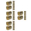 32Pcs Plastic Mini Treasure Box Decorative Pirate Chest 5