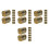 32Pcs Plastic Mini Treasure Box Decorative Pirate Chest 8