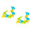 2Pcs Assorted Building Blocks Educational Games Toy 8