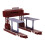 3St Plastic DIY Platform Model Koffie Kleur Decoratief Speelgoed 1