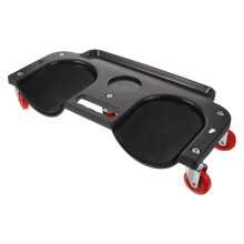 Compacte Garage Knieplank Met 360 Zwenkwieltjes En Tool Tray