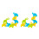 2Pcs Assorted Building Blocks Educational Games Toy 10