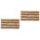 2Sets Brown Plastic Static Rice Field Grass Strip for Sand Table Decor 6