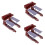 3St Plastic DIY Platform Model Koffie Kleur Decoratief Speelgoed 6