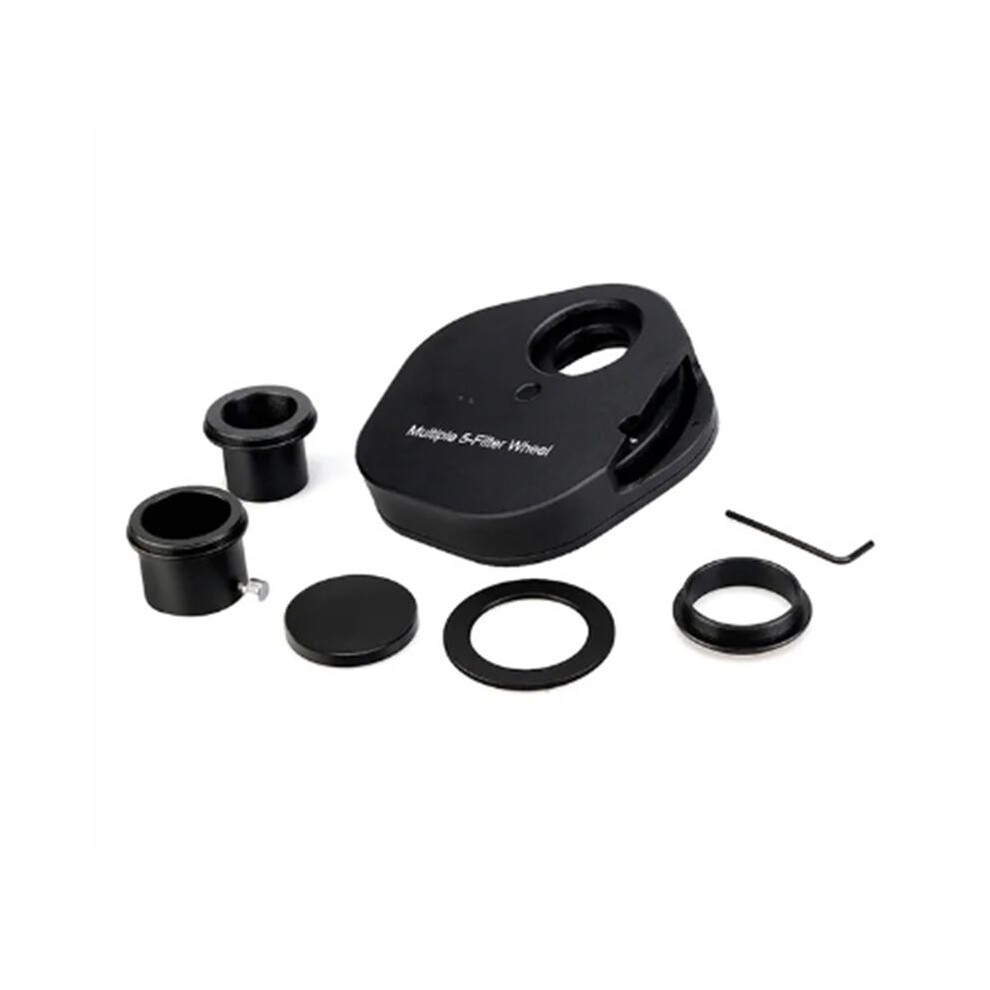 Telescope Filter Wheel Metal Filter 5 Positions For Telescope Eyepiece For Astronomical Telescopes 1.25Inch 6032391596644