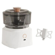 350ml Electric Garlic Chopper  Food Processor with Usb Charging for Onions Meat and Spices with Food Mixer White