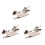 Bird Lemon Squeezer Stainless Steel,Lemon Slice Squeezer,Lemon Squeezer for Beer Bottle,3Pcs 1