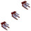 3St Plastic DIY Platform Model Koffie Kleur Decoratief Speelgoed 5