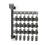 Multi-Functional Drying Rack Socks Underwear Laundry Storage Multi-Clip Wall-Mounted Artifact Balcony Folding Rack B 1