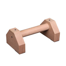 Push- Stand Wood Pushup Bars Non-Slip Base Exercise Home Workout Equipment Handle Stands for Strength Training 30CM