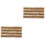 2Sets Brown Plastic Static Rice Field Grass Strip for Sand Table Decor 5