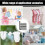 Multi-Functional Drying Rack Socks Underwear Laundry Storage Multi-Clip Wall-Mounted Artifact Balcony Folding Rack B 4