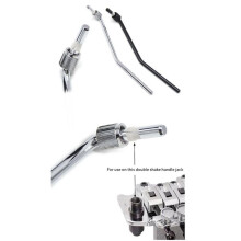 Accessoires voor Muziekinstrumenten Hardware voor Elektrische Gitaar Double Shake Tremolo-Systeem Tuimelhandgreep Tremolo-Arm Zilver