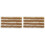 2Sets Brown Plastic Static Rice Field Grass Strip for Sand Table Decor 4