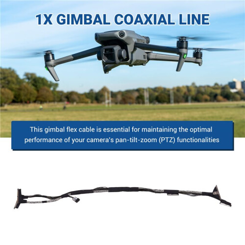 Gimbal Coaxial  for   3 Camera PTZ Cable Signal  Transmission Flex Wire 1