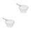 2Pcs Long Handle Transparent Water Ladle for Bathing and Kitchen Tasks 6