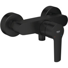 Misturador monocomando para duche - GROHE Start - Preto mate - Montagem exposta na parede