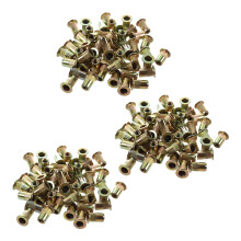 150 Pcs M10/M12/M8/M5/M6/M4/M4 Flat  Rivet Nut Furniture Decoration Instrument (M4)